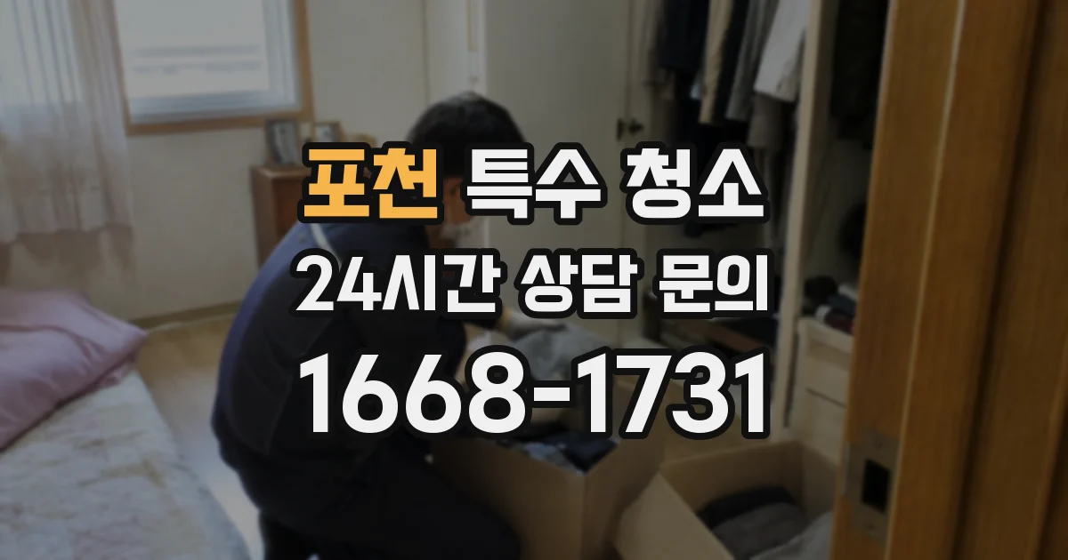포천 특수 청소