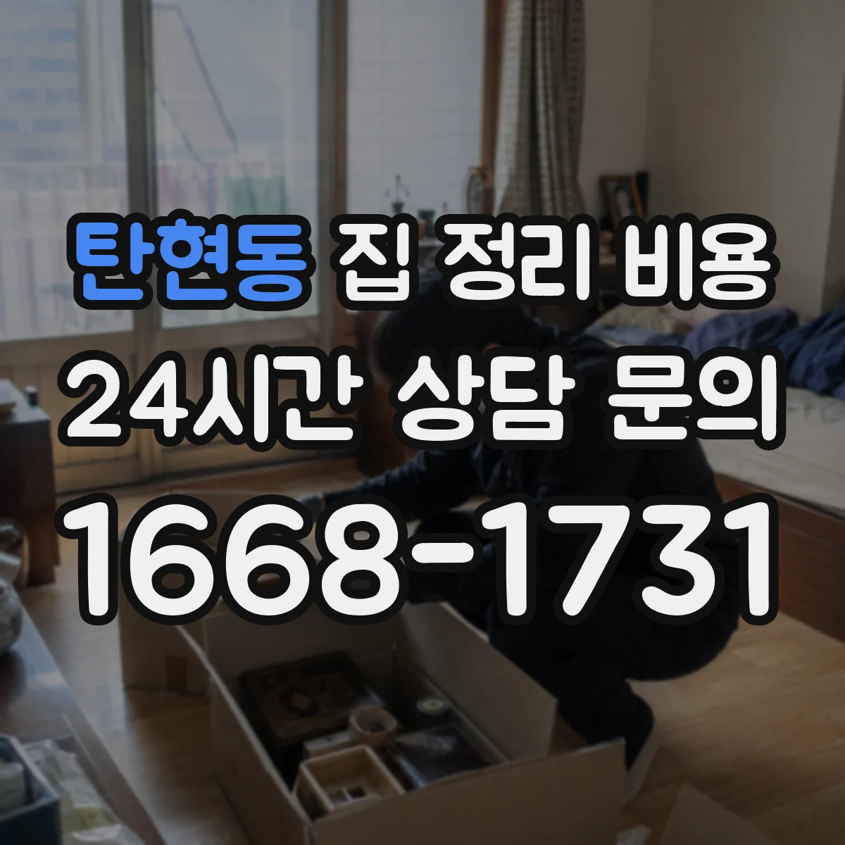탄현동 집 정리 비용