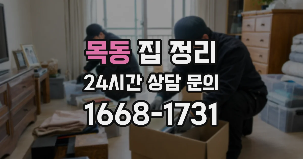 목동 집 정리