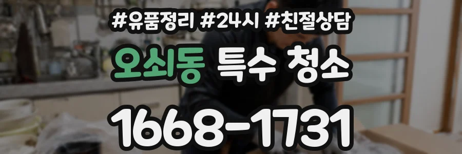 오쇠동 특수 청소