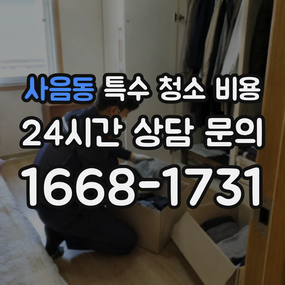 사음동 특수 청소 비용