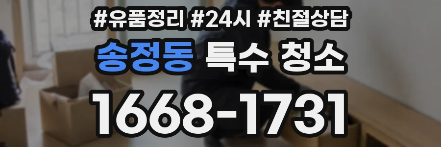 송정동 특수 청소