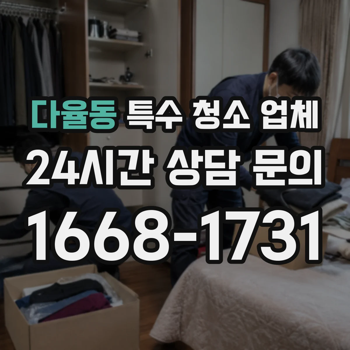 다율동 특수 청소 업체