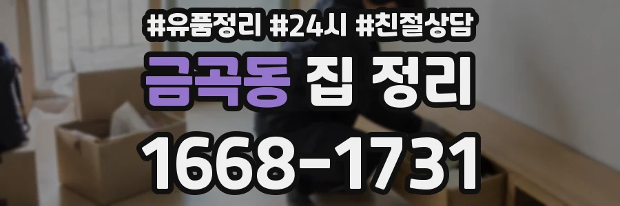 금곡동 집 정리