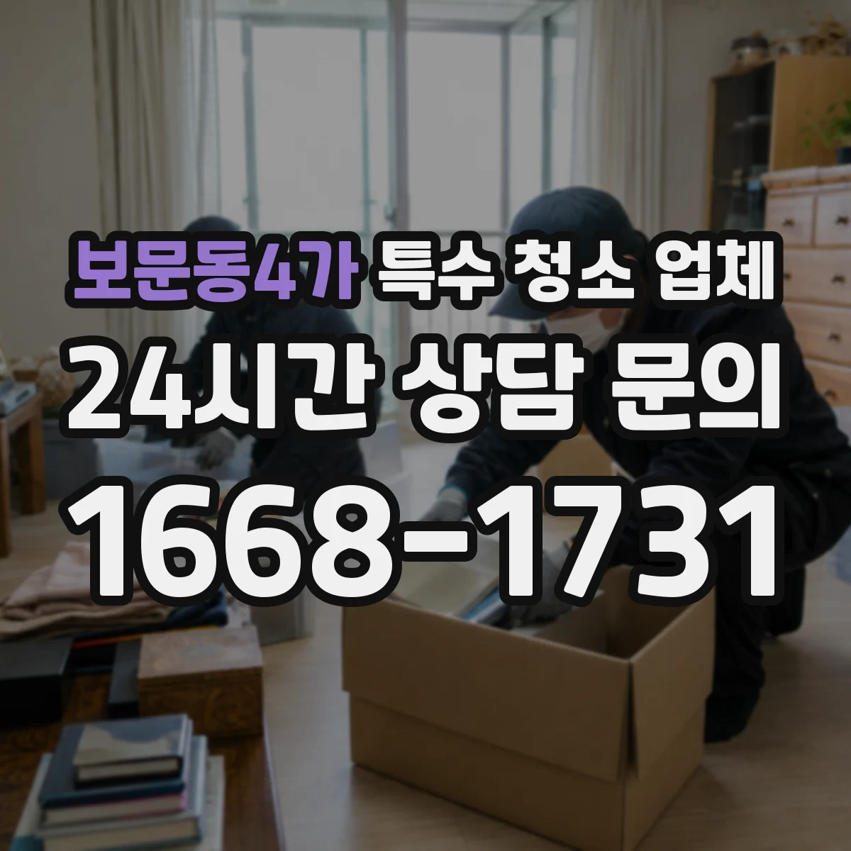보문동4가 특수 청소 업체