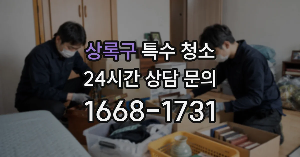 상록구 특수 청소