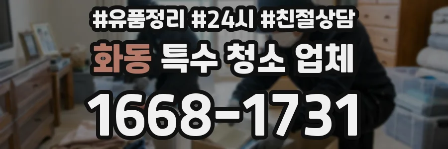 화동 특수 청소 업체