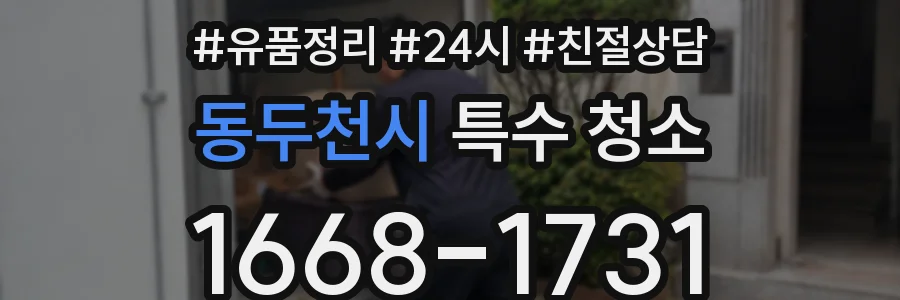동두천시 특수 청소