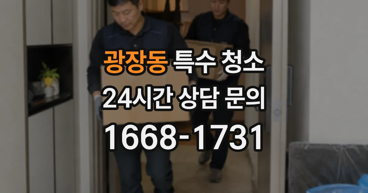 광장동 특수 청소