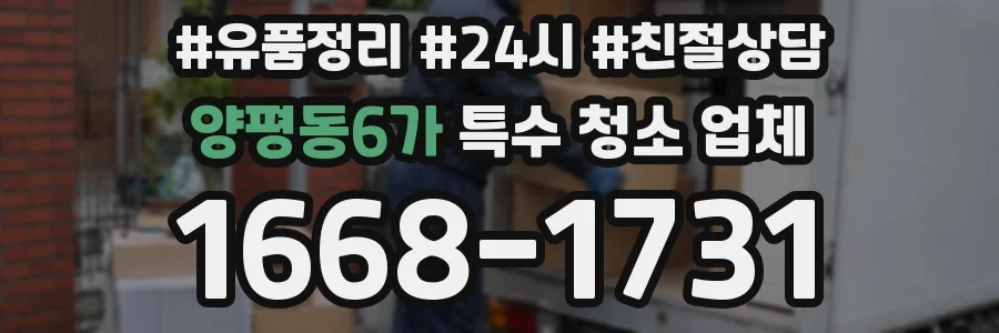 양평동6가 특수 청소 업체