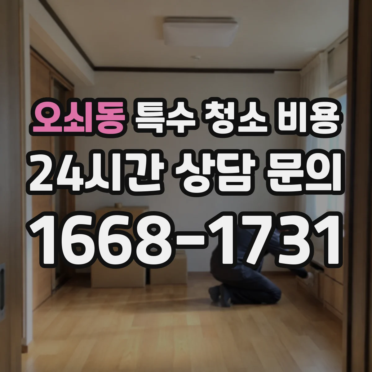오쇠동 특수 청소 비용