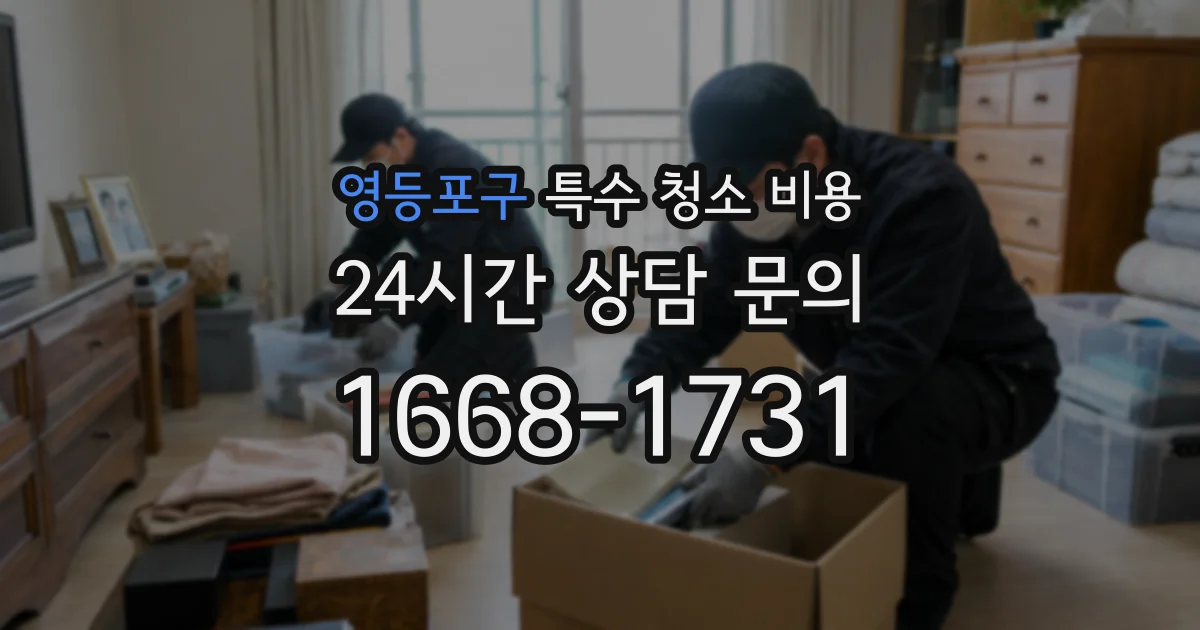 영등포구 특수 청소 비용