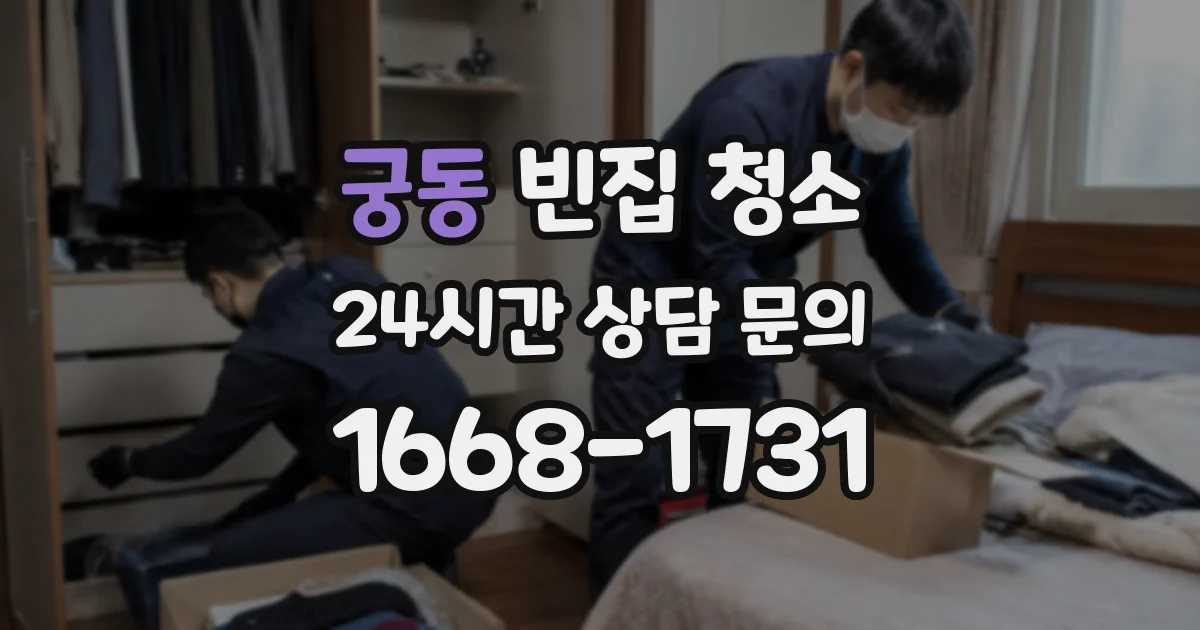 궁동 빈집 청소