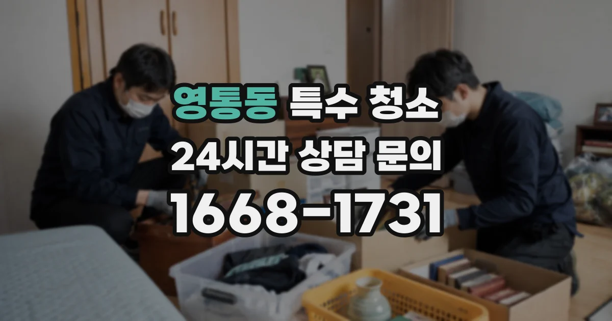 영통동 특수 청소
