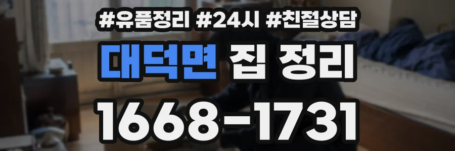대덕면 집 정리