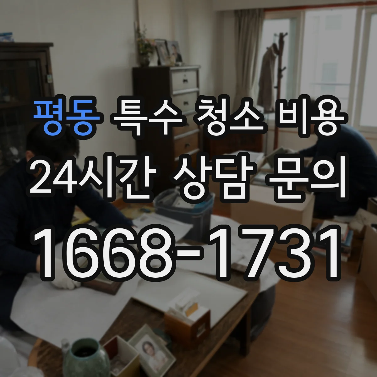 평동 특수 청소 비용