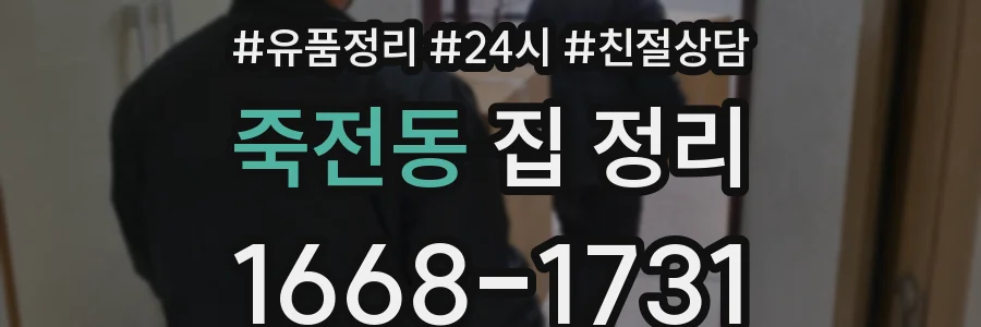 죽전동 집 정리