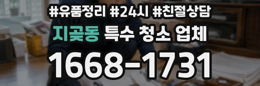 지곶동 특수 청소 업체