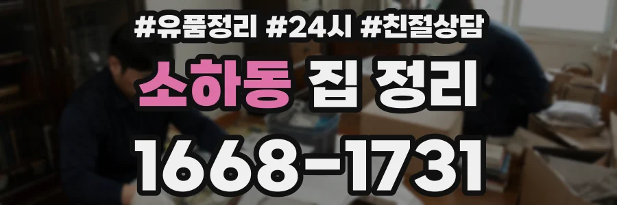 소하동 집 정리