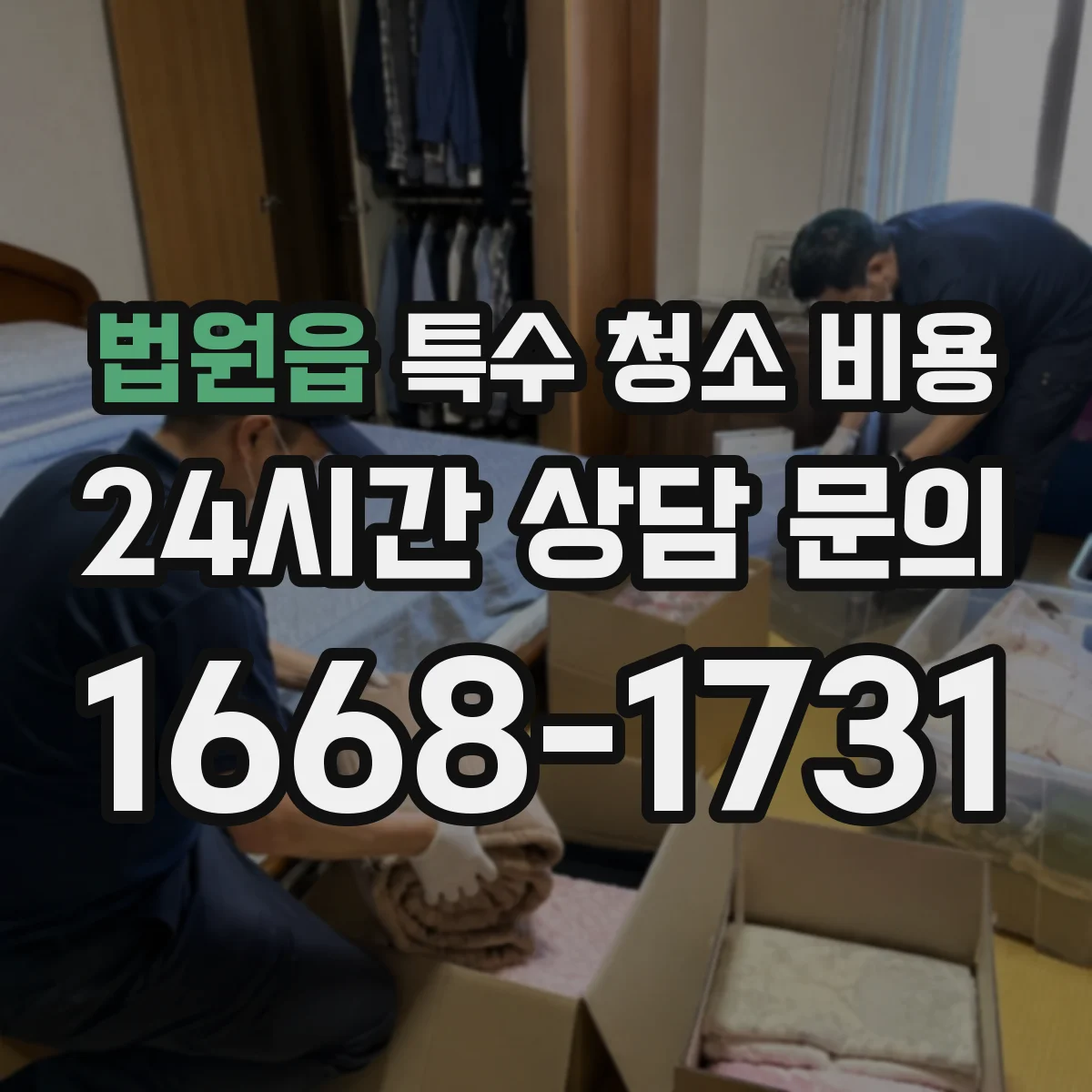 법원읍 특수 청소 비용