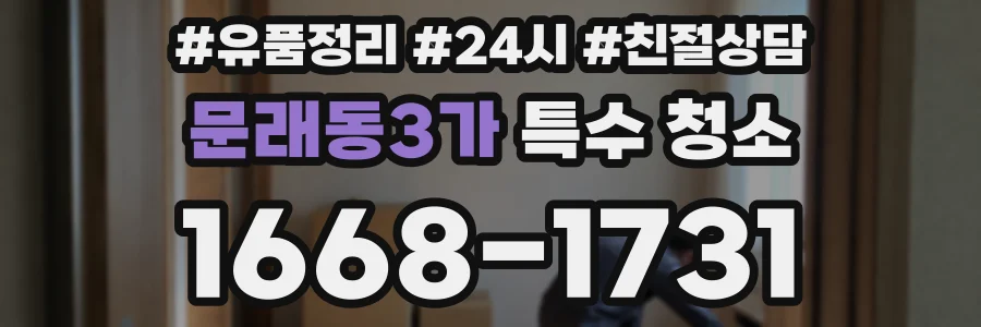 문래동3가 특수 청소