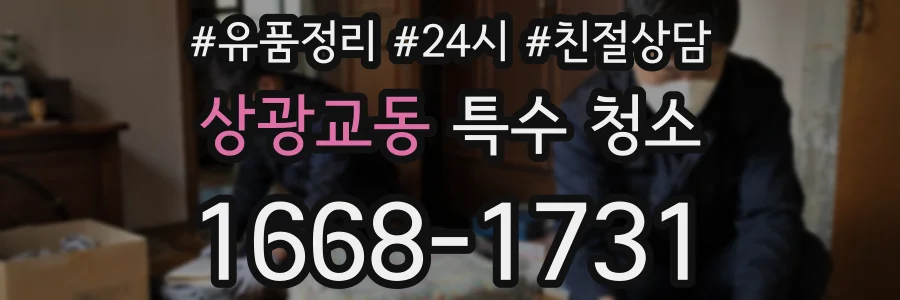 상광교동 특수 청소