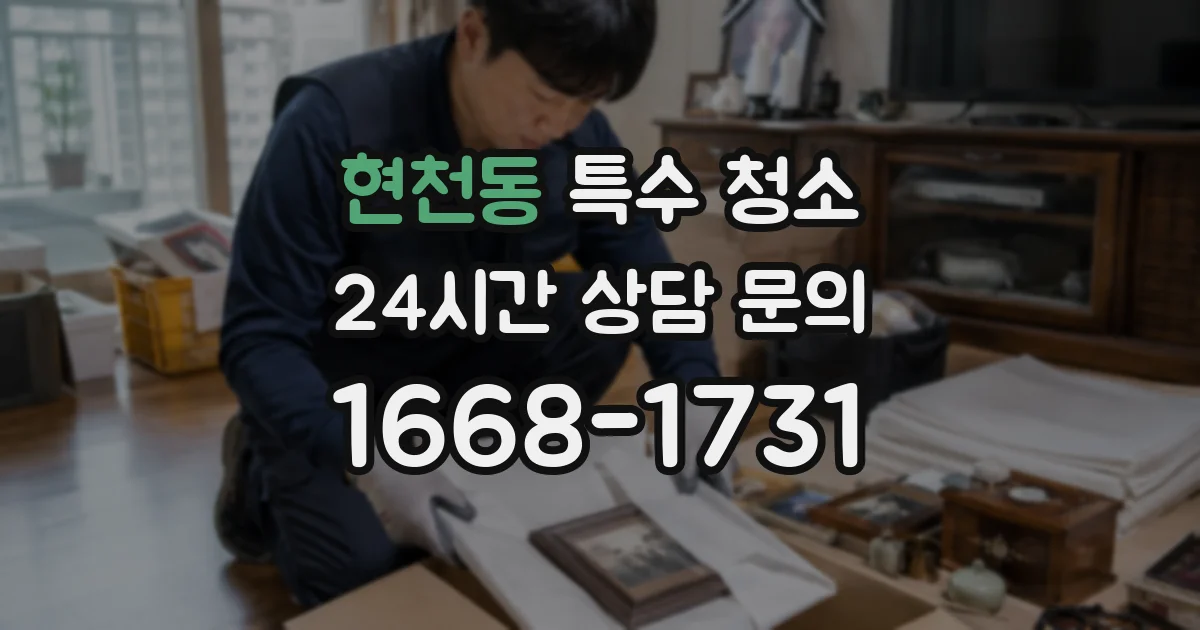 현천동 특수 청소