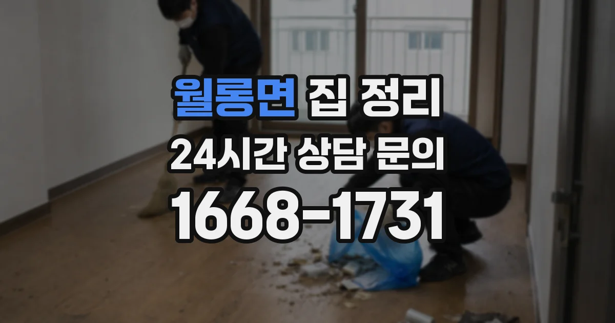 월롱면 집 정리