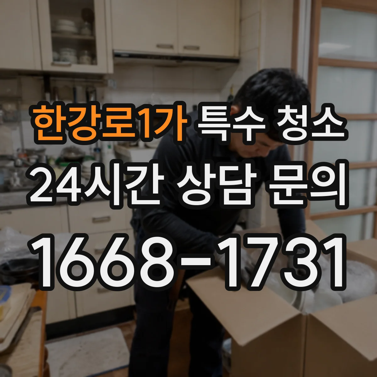 한강로1가 특수 청소