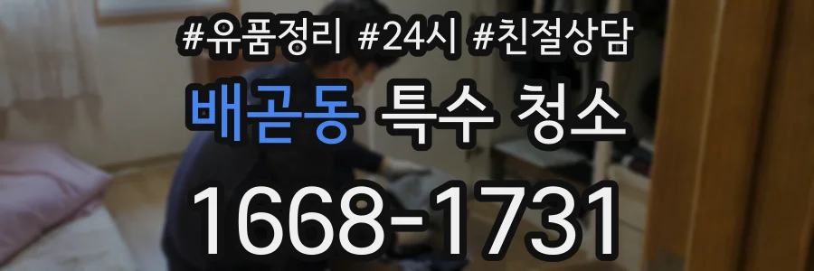 배곧동 특수 청소