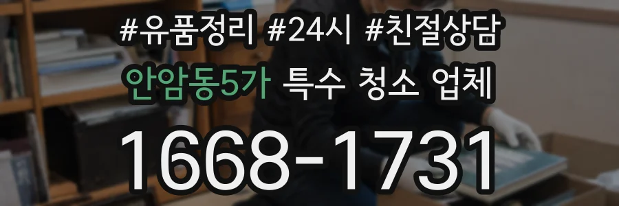 안암동5가 특수 청소 업체