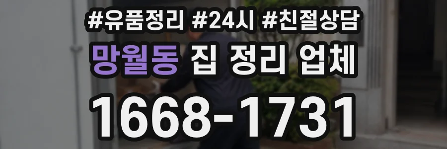 망월동 집 정리 업체