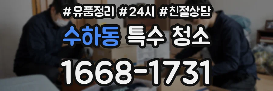 수하동 특수 청소
