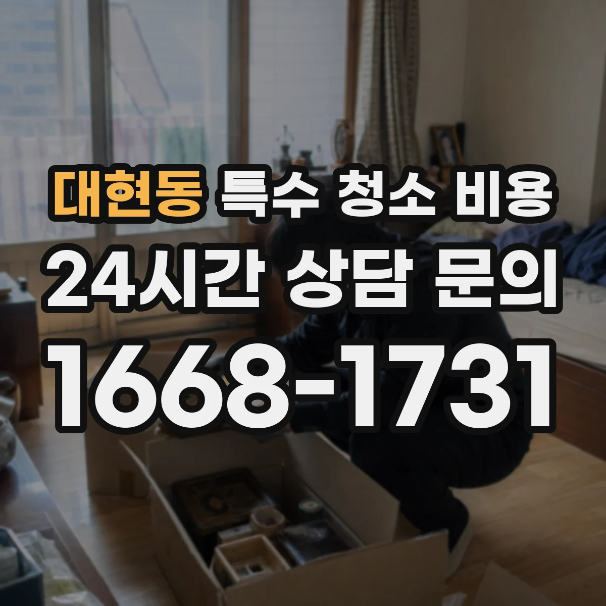 대현동 특수 청소 비용