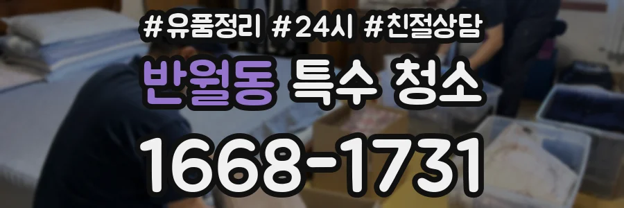 반월동 특수 청소