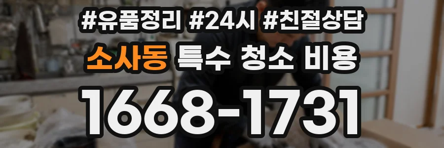 소사동 특수 청소 비용