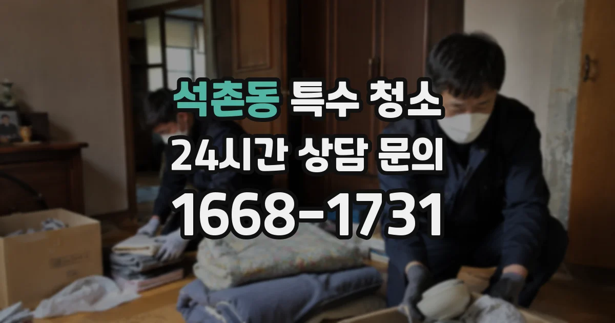 석촌동 특수 청소