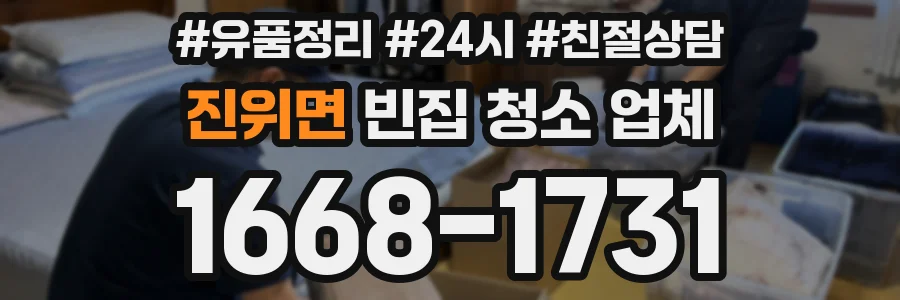 진위면 빈집 청소 업체