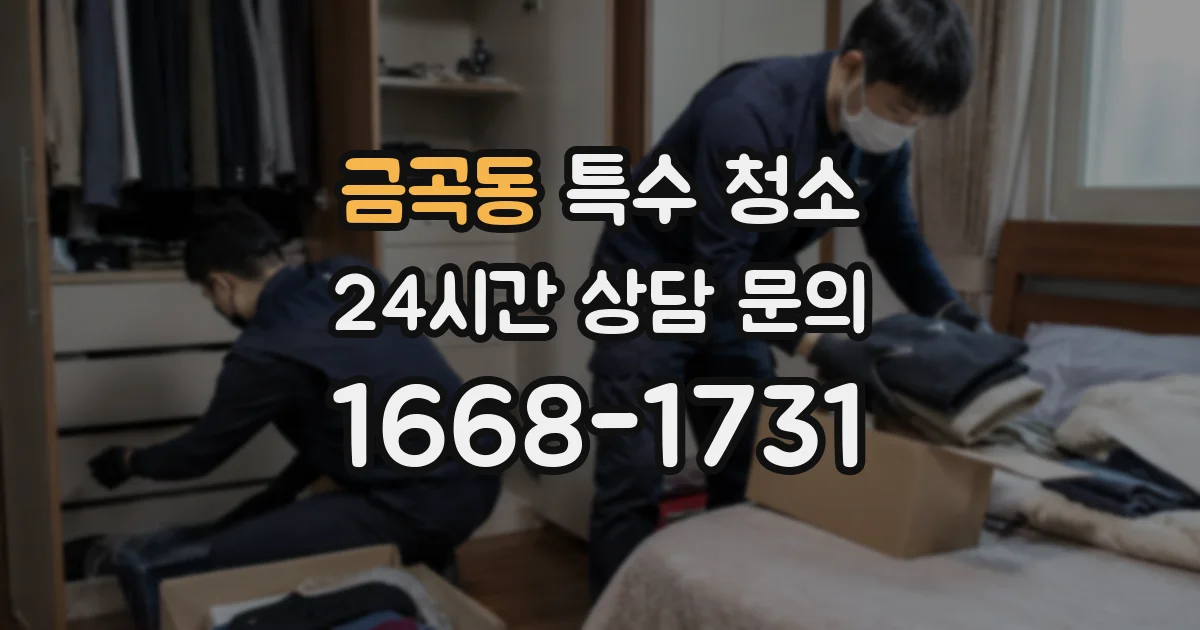 금곡동 특수 청소