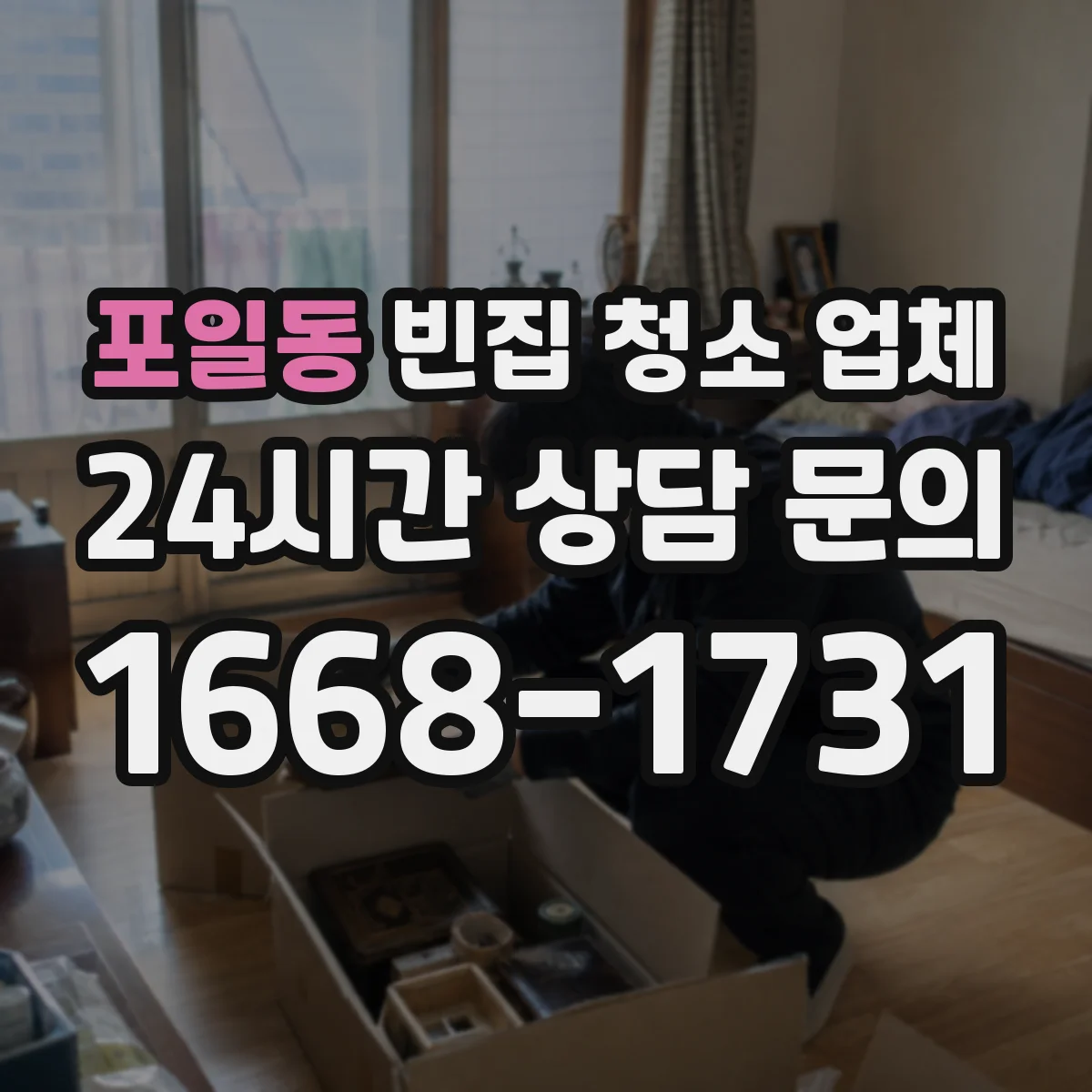 포일동 빈집 청소 업체