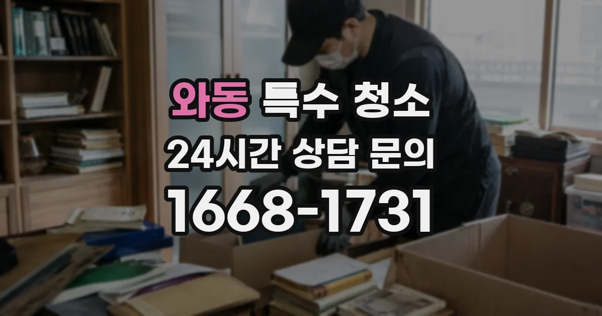 와동 특수 청소