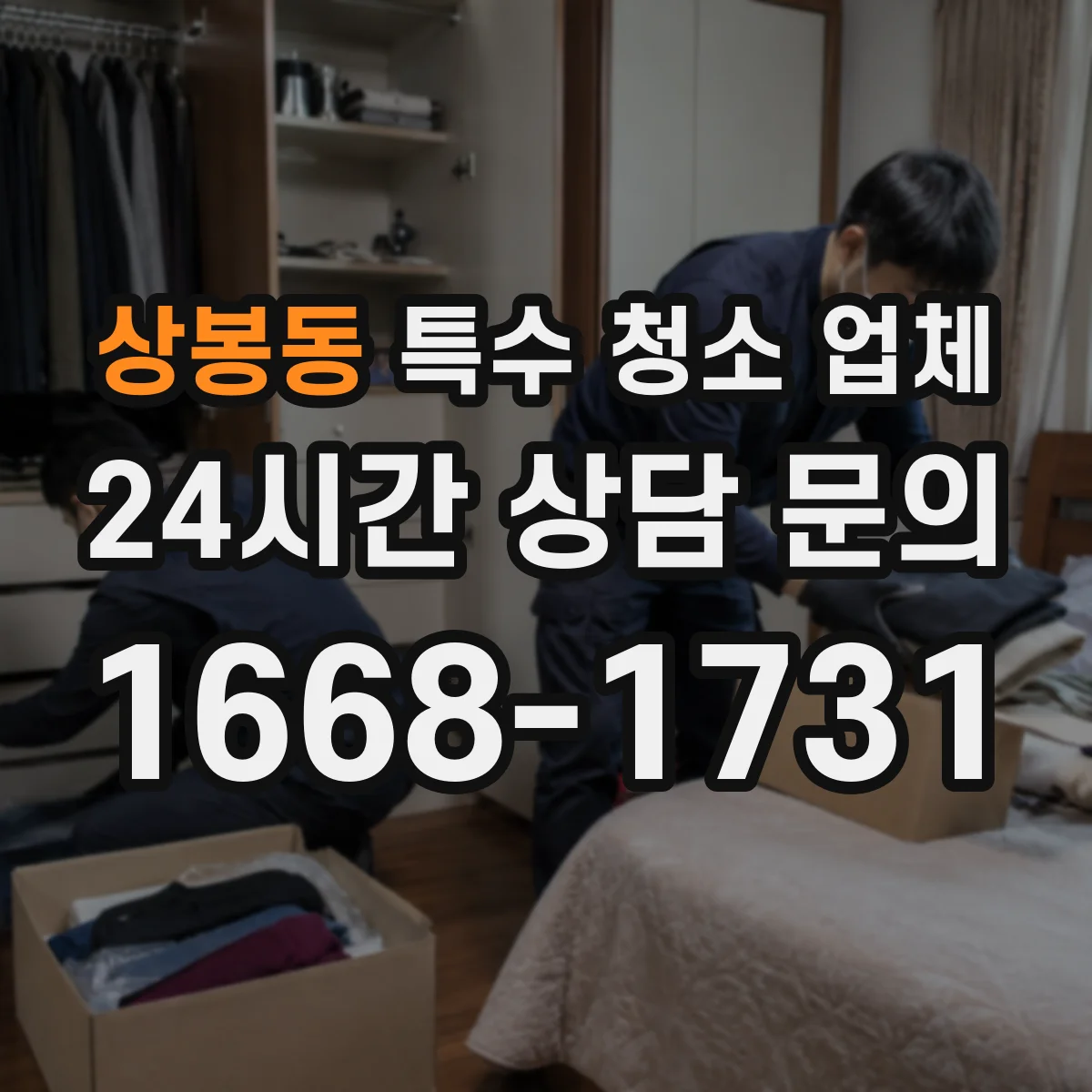 상봉동 특수 청소 업체