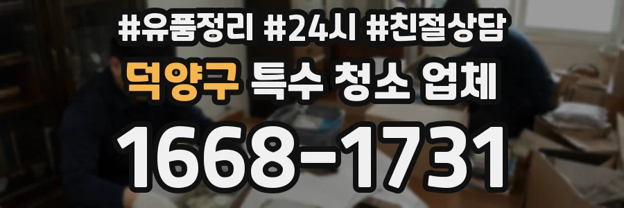 덕양구 특수 청소 업체