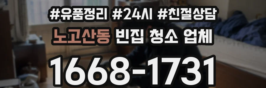 노고산동 빈집 청소 업체