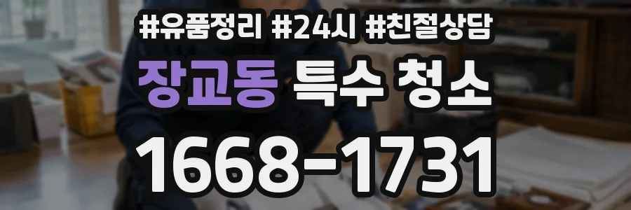 장교동 특수 청소