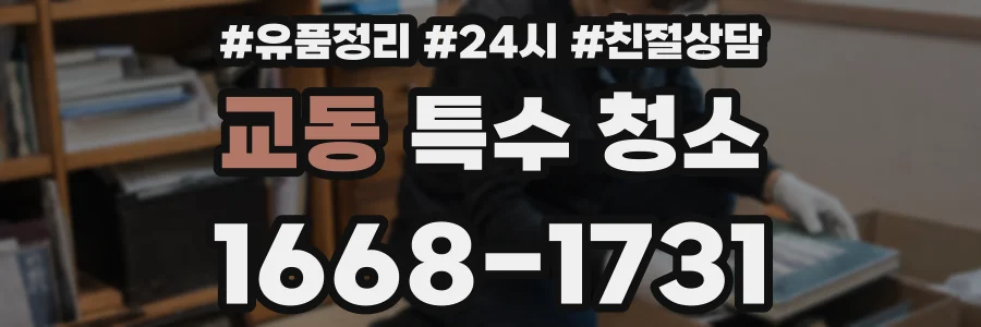 교동 특수 청소