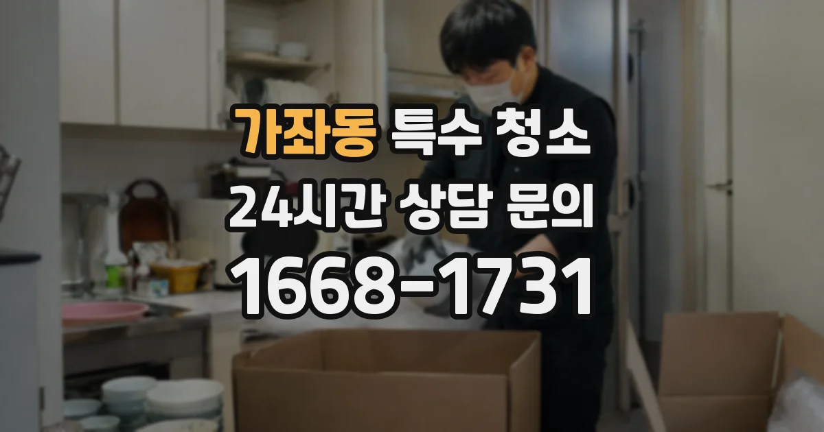 가좌동 특수 청소