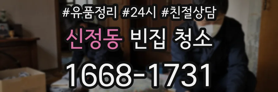 신정동 빈집 청소