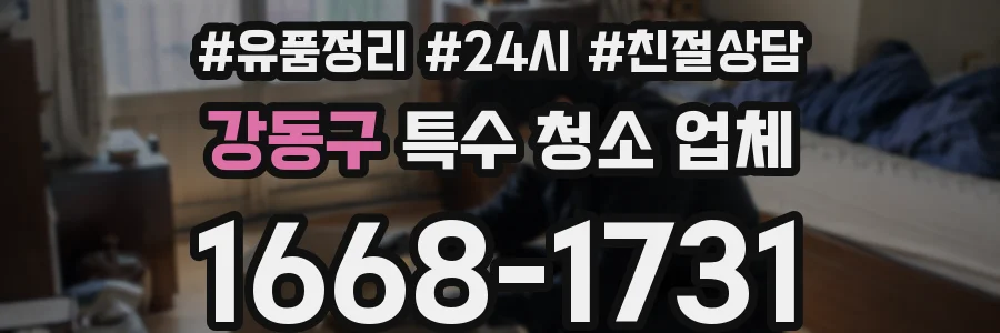 강동구 특수 청소 업체