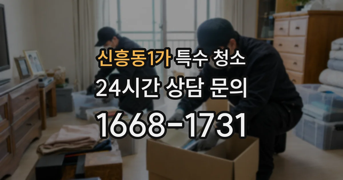 신흥동1가 특수 청소